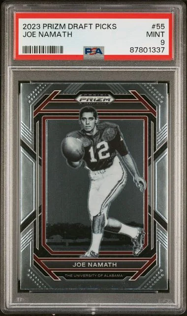 2023 Panini Prizm Draft Picks Joe Namath #55 card image