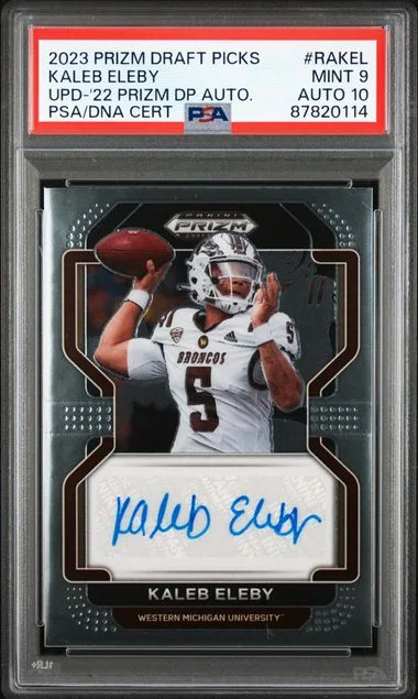2023 Panini Prizm Draft Picks Kaleb Eleby Update 2022 Prizm Draft Picks Autograph #RAKEL card image