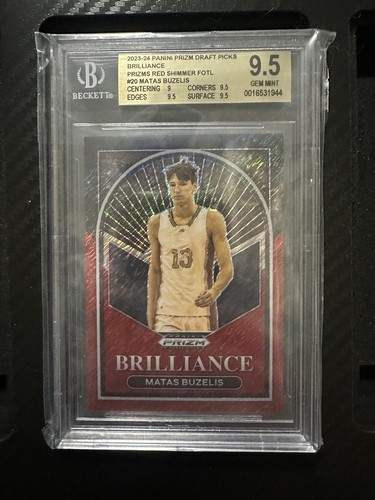 2023 Panini Prizm Draft Picks Matas Buzelis Brilliance #20 card image