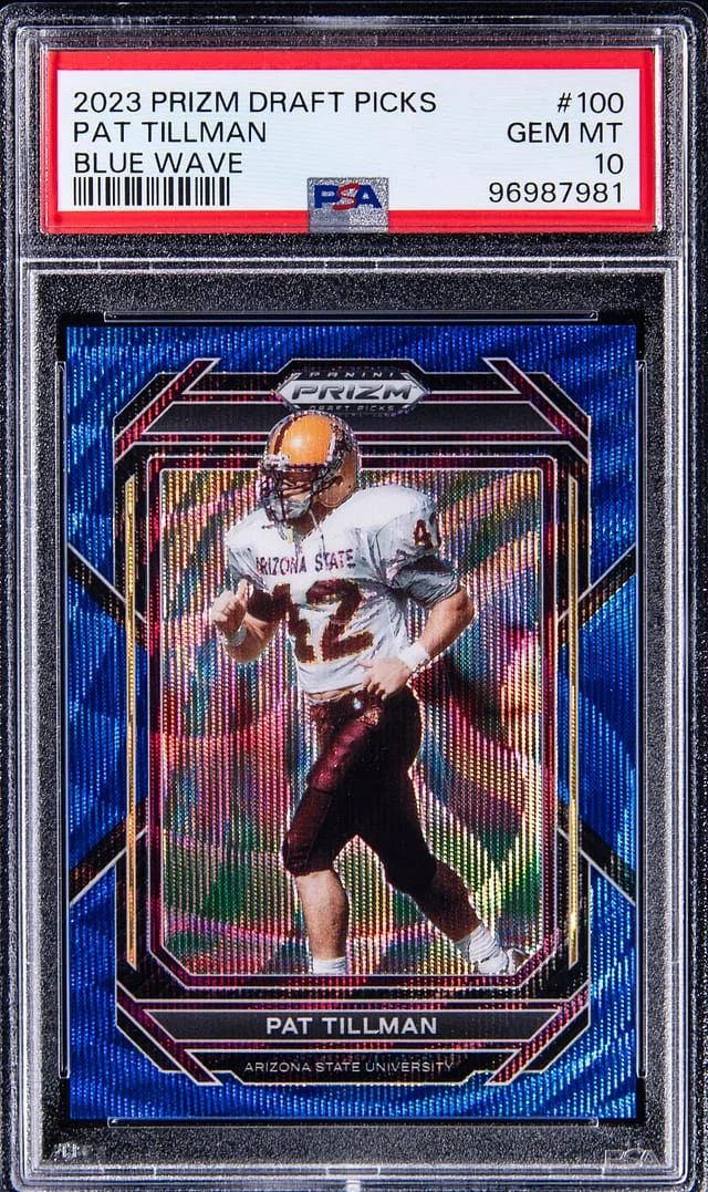 2023 Panini Prizm Draft Picks Pat Tillman Snakeskin #100 card image