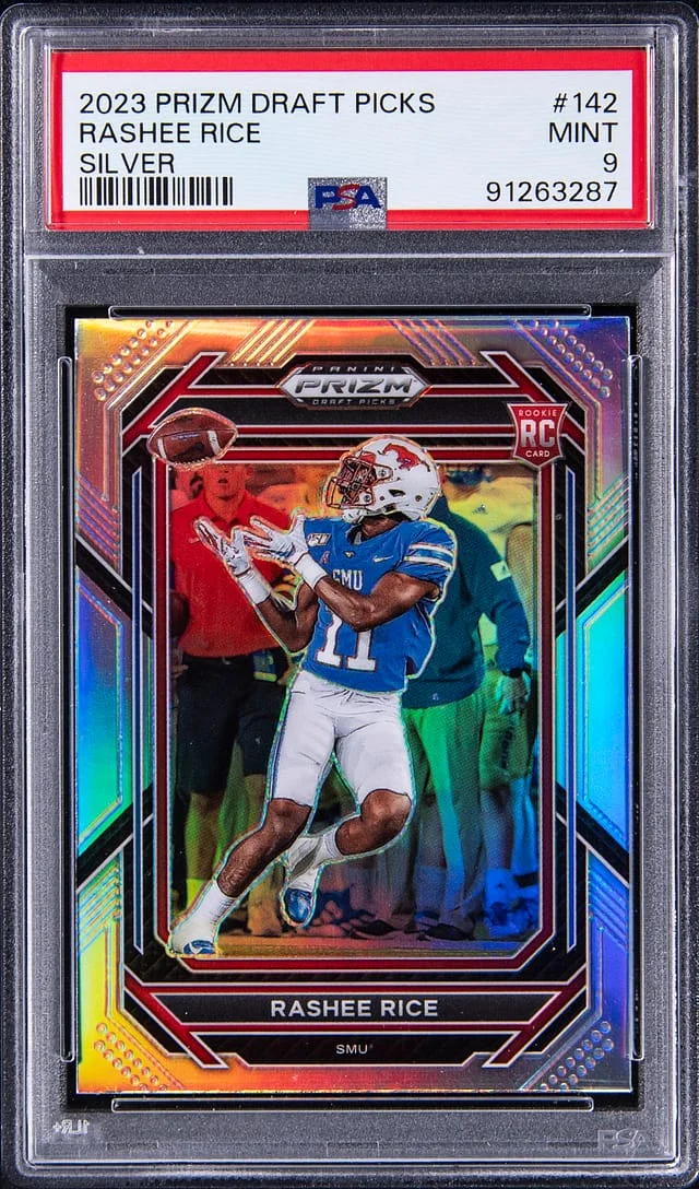2023 Panini Prizm Draft Picks Rashee Rice Silver #142 card image
