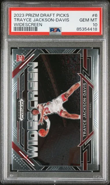2023 Panini Prizm Draft Picks Trayce Jackson-Davis Widescreen #6 card image