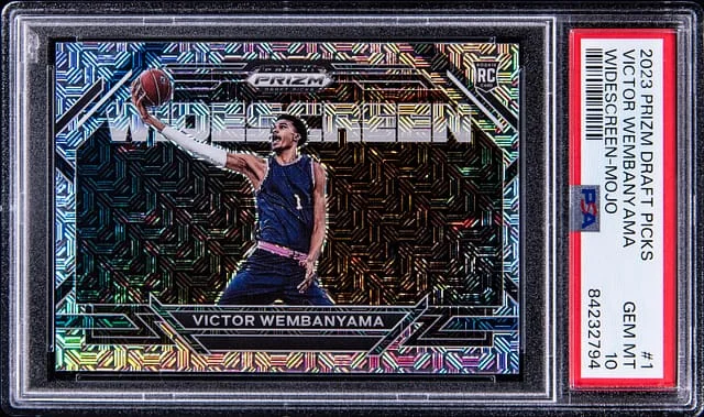 2023 Panini Prizm Draft Picks Victor Wembanyama Brilliance Silver #1 card image