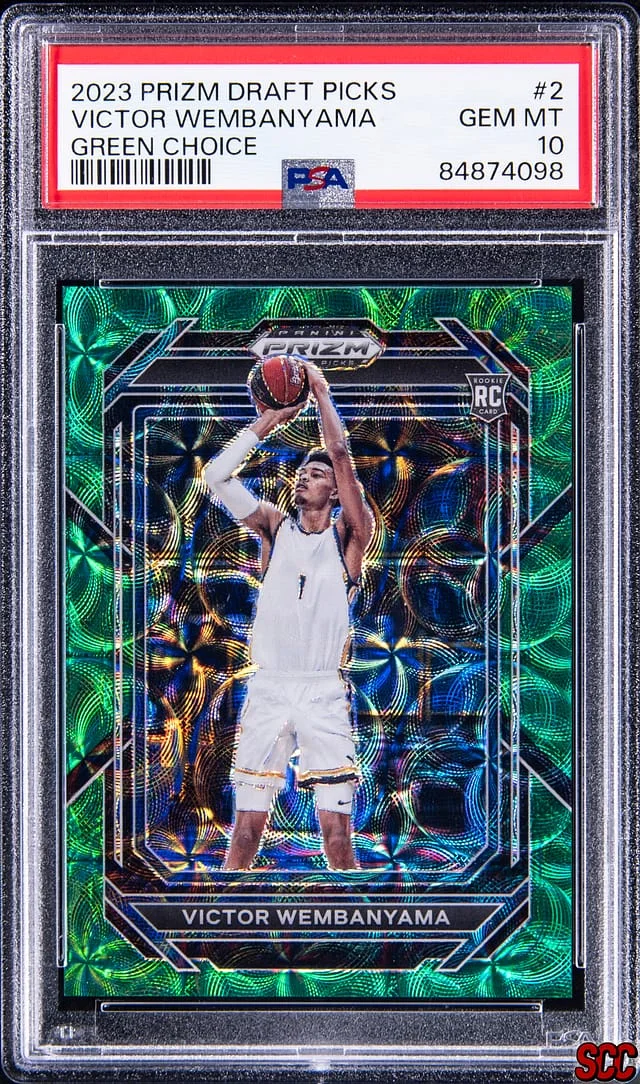 2023 Panini Prizm Draft Picks Victor Wembanyama Silver #2 card image