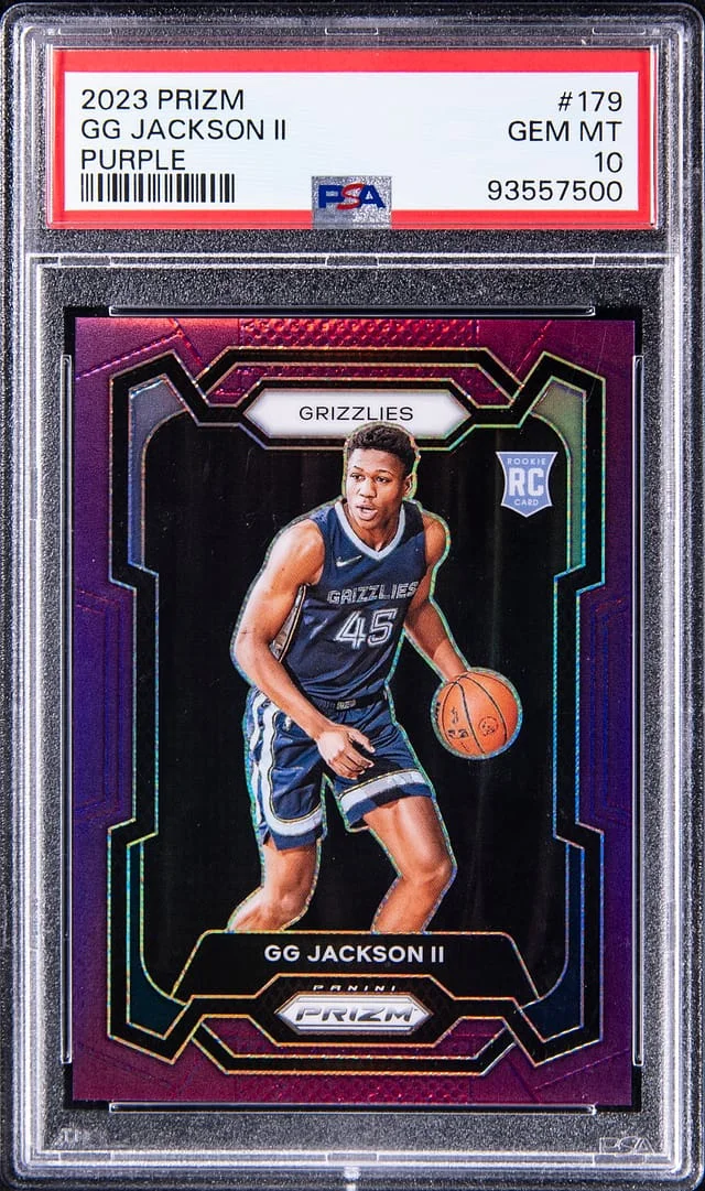 2023 Panini Prizm GG Jackson II Purple #179 card image