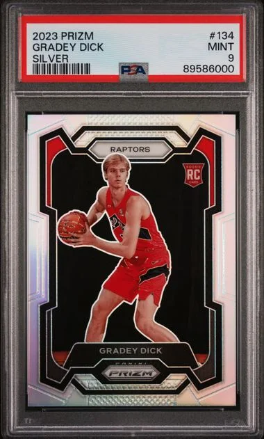 2023 Panini Prizm Gradey Dick White #134 card image