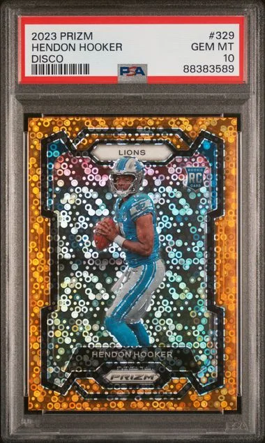 2023 Panini Prizm Hendon Hooker Disco #329 card image