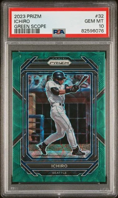 2023 Panini Prizm Ichiro Green Scope #32 card image