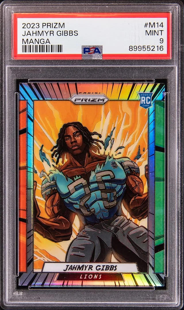 2023 Panini Prizm Jahmyr Gibbs Manga #M-14 card image