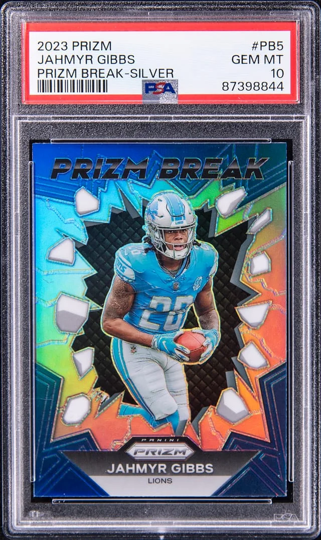 2023 Panini Prizm Jahmyr Gibbs Break Silver #PB-5 card image