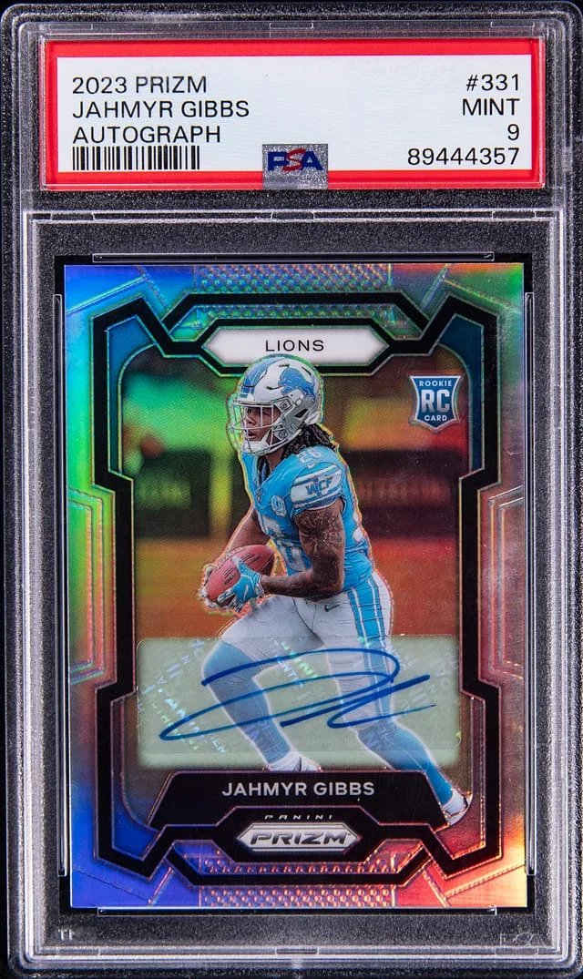 2023 Panini Prizm Jahmyr Ginns Autograph #331 card image
