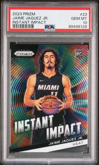 2023 Panini Prizm Jaime Jaquez Jr. Instant Impact Silver #23 card image