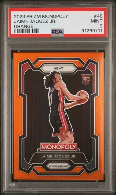 2023 Panini Prizm Jaime Jaquez Jr. Monopoly Orange #48 card image