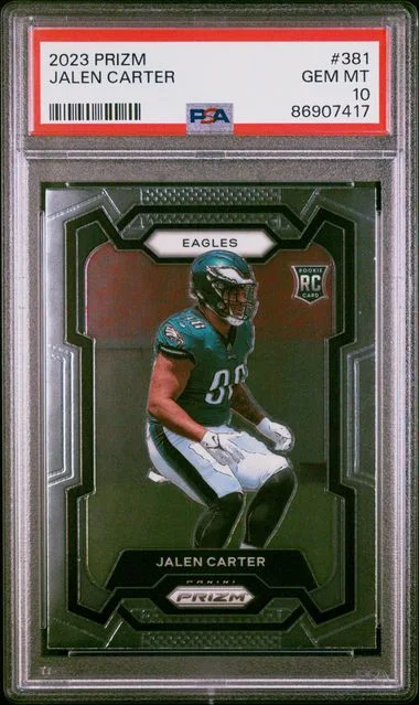 2023 Panini Prizm Jalen Carter #381 card image
