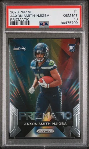 2023 Panini Prizm Jaxon Smith-Njigba Prizmatic #1 card image