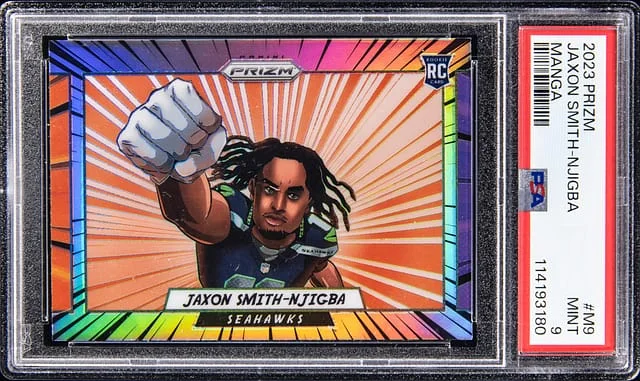 2023 Panini Prizm Jaxon Smith-Njigba Manga #M-9 card image