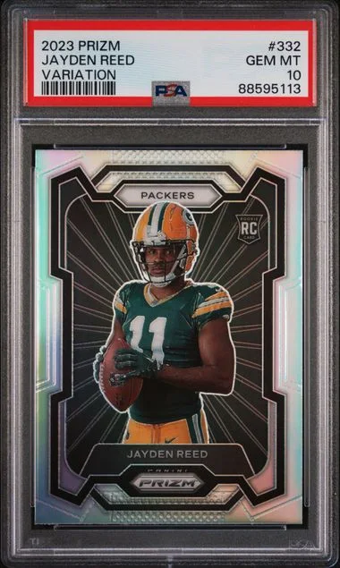 2023 Panini Prizm Jayden Reed Variation #332 card image