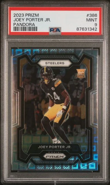 2023 Panini Prizm Joey Porter Jr. Pandora #386 card image
