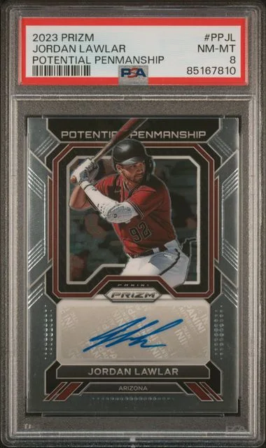 2023 Panini Prizm Jordan Lawlar Potential Penmanship #PP-JL card image