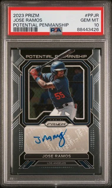 2023 Panini Prizm Jose Ramos Potential Penmanship #PP-JR card image