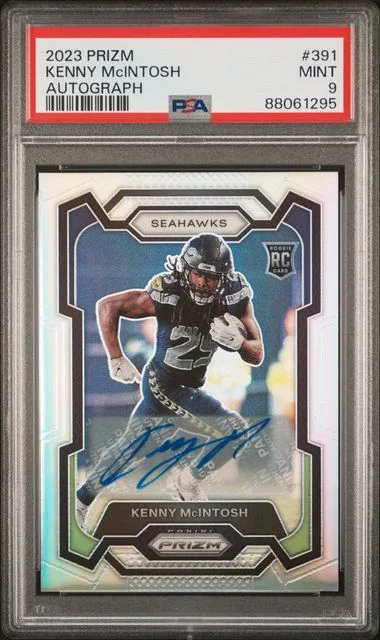 2023 Panini Prizm Kenny Mcintosh Autograph #391 card image