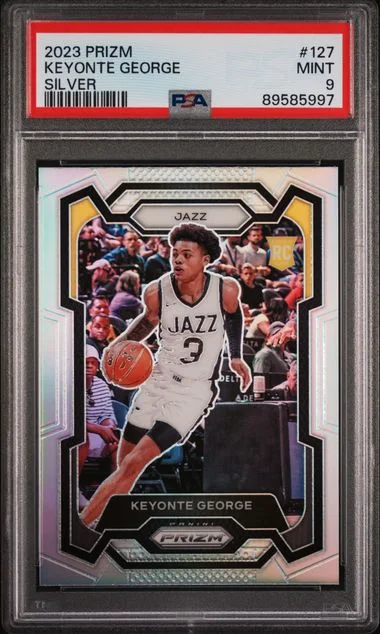 2023 Panini Prizm Keyonte George Silver #127 card image