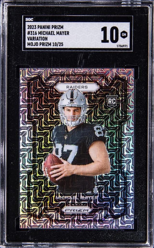 2023 Panini Prizm Michael Mayer Variation Mojo Prizm #316 card image