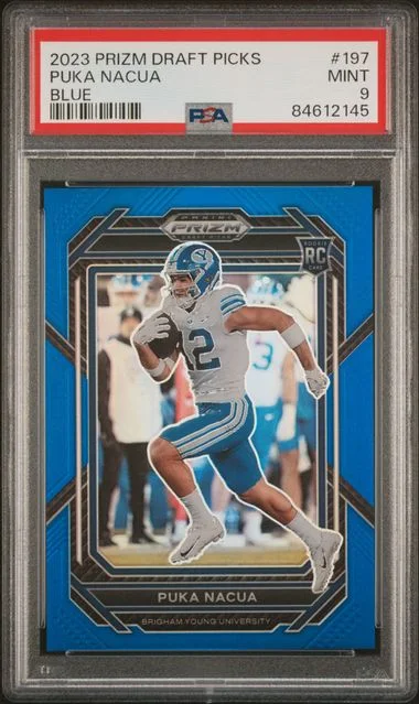 2023 Panini Prizm Puka Nacua Blue #197 card image