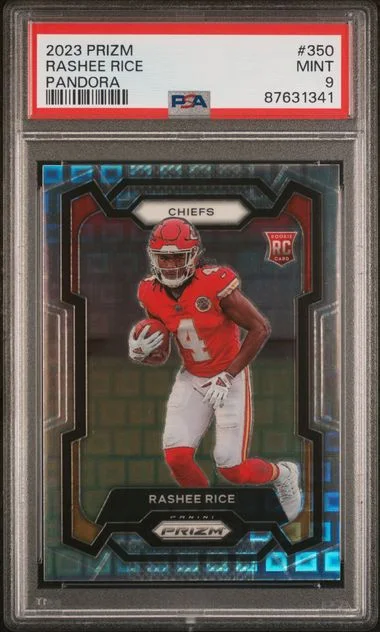 2023 Panini Prizm Rashee Rice Disco #350 card image