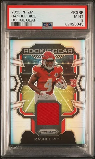 2023 Panini Prizm Rashee Rice Gear #RG-RR card image