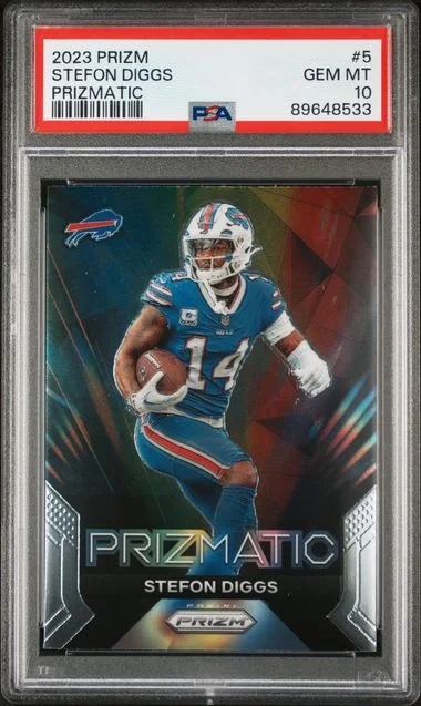 2023 Panini Prizm Stefon Diggs Prizmatic #5 card image