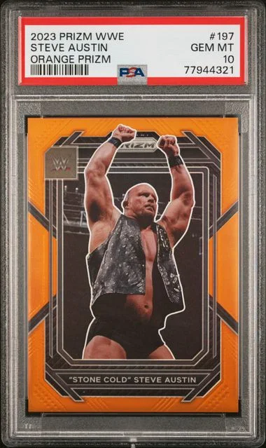 2023 Panini Prizm Stone Cold Steve Austin WWE #197 card image