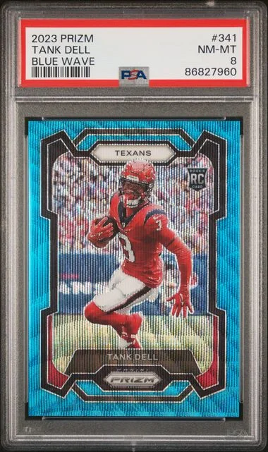 2023 Panini Prizm Tank Dell Blue Wave #341 card image