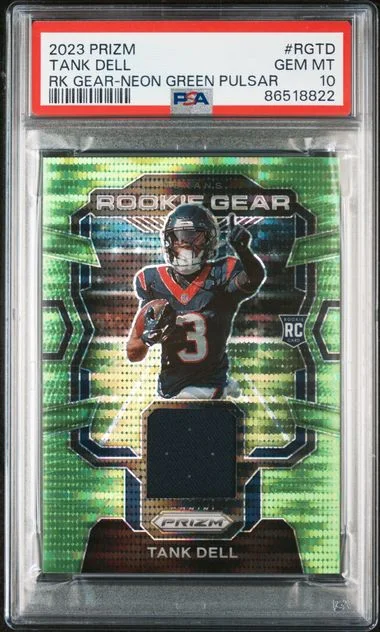 2023 Panini Prizm Tank Dell Gear Neon Green Pulsar #RG-TD card image