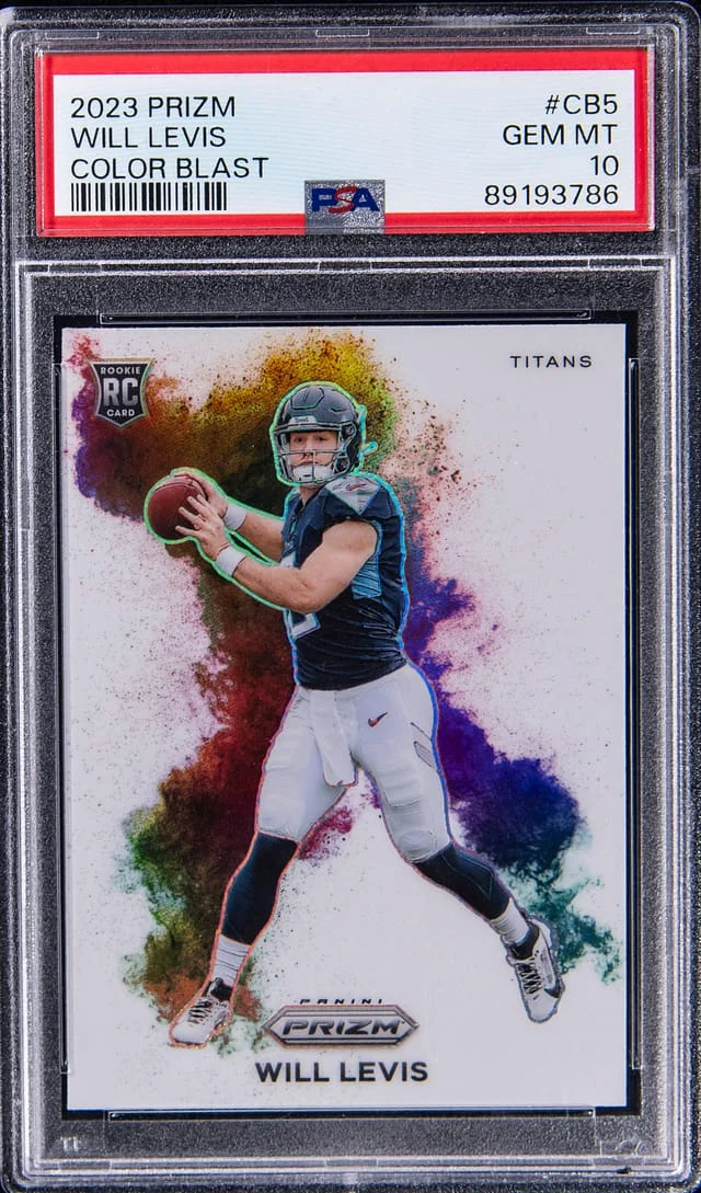 2023 Panini Prizm Will Levis Color Blast #CB-5 card image