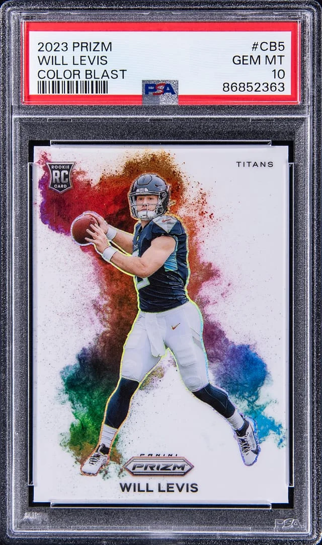 2023 Panini Prizm Will Levis Color Blast #CB5 card image