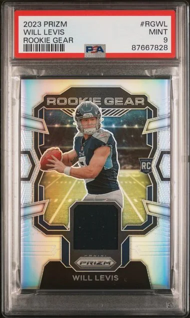 2023 Panini Prizm Will Levis Gear #RGWL card image