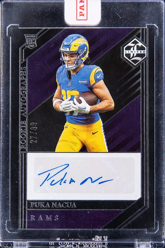 2023 Panini Puka Nacua Limited Autographs #235 card image