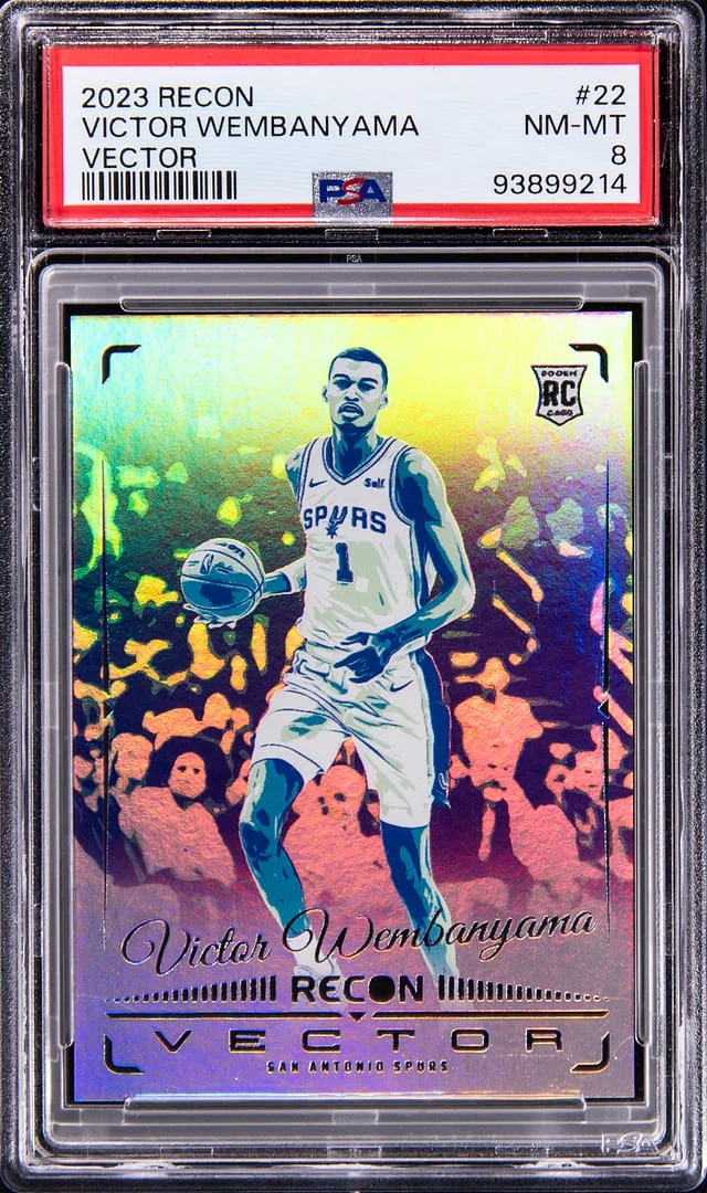 2023 Panini Recon Victor Wembanyama Vector #22 card image