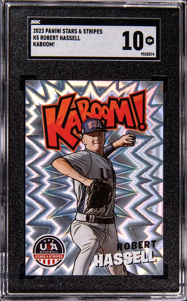 2023 Panini Robert Hassell Stars & Stripes Kaboom! #K5 card image