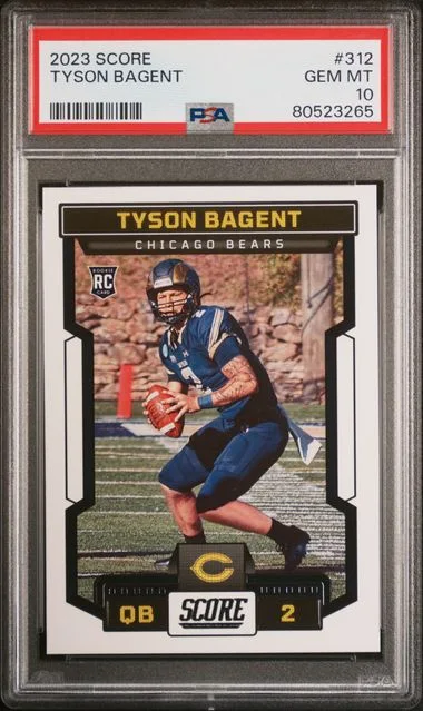 2023 Panini Score Tyson Bagent Autograph #312 card image