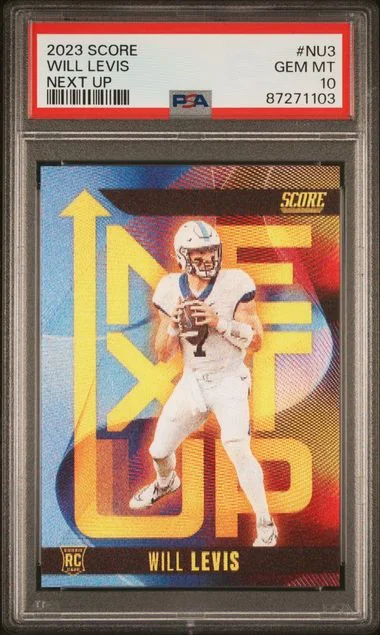 2023 Panini Score Will Levis Next Up #NU3 card image