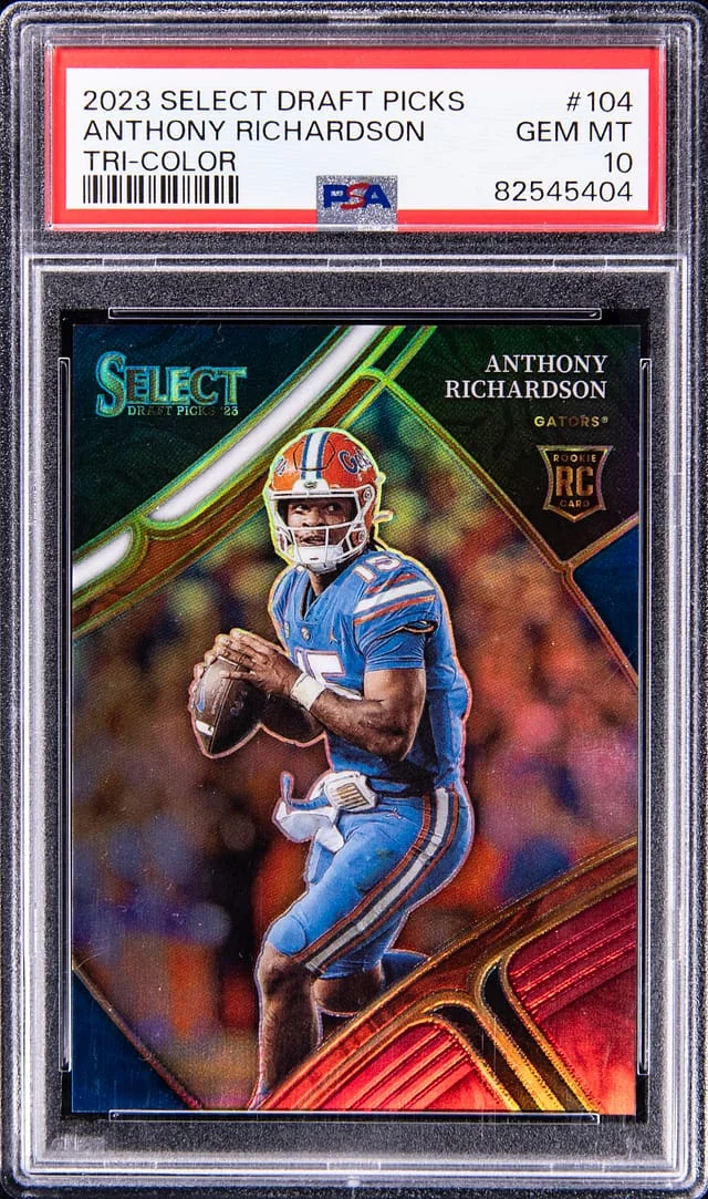 2023 Panini Select Anthony Richardson Tri-Color #104 card image