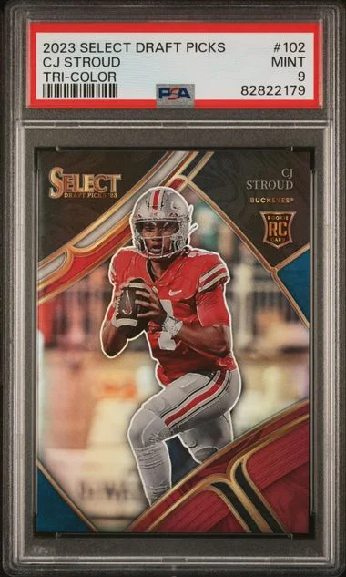 2023 Panini Select Cj Stroud Tri-Color #102 card image