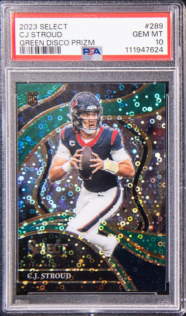 2023 Panini Select C.J. Stroud Gold Prizm #289 card image