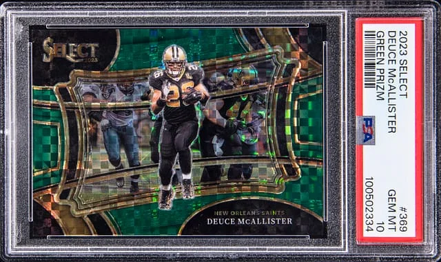2023 Panini Select Deuce McAllister Green Prizm #369 card image