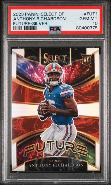 2023 Panini Select Draft Picks Anthony Richardson Future Silver #FUT1 card image