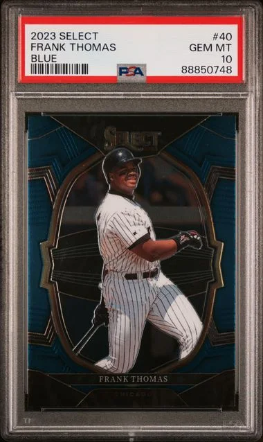 2023 Panini Select Frank Thomas Blue #40 card image