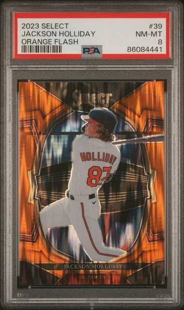 2023 Panini Select Jackson Holliday Orange Flash #39 card image