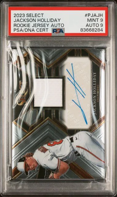 2023 Panini Select Jackson Holliday Jersey Autograph #PJA-JH card image